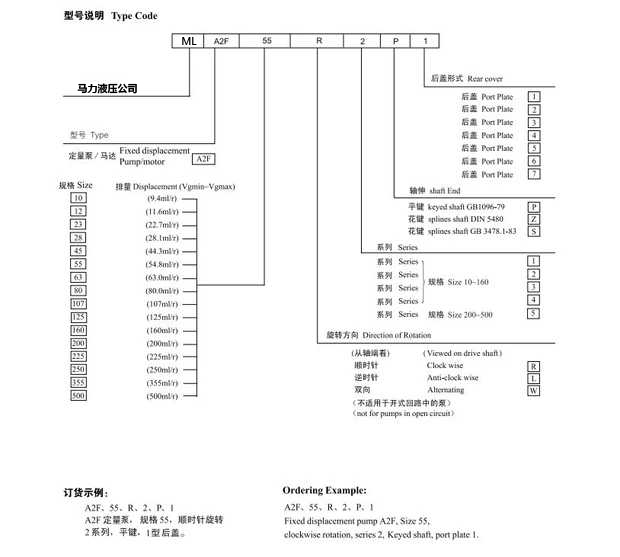 A2F5W4P1斜軸高速馬達