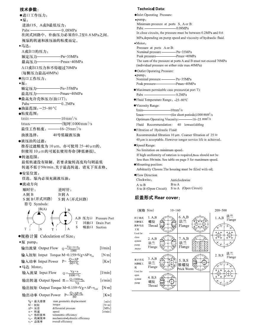 A2F定量泵/馬達